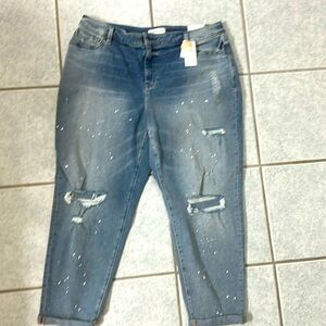 Lane Bryant boyfriend jeans